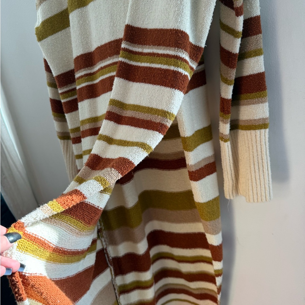 Free People Beach Toes in the Sand Maxi Sweater Tunic S - Picture 3 of 6